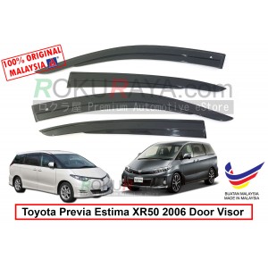 Toyota Previa Estima ACR50 ACR55 GSR50 GSR55 (3rd Gen) 2006 AG Door Visor Air Press Wind Deflector (AG Mugen Design)